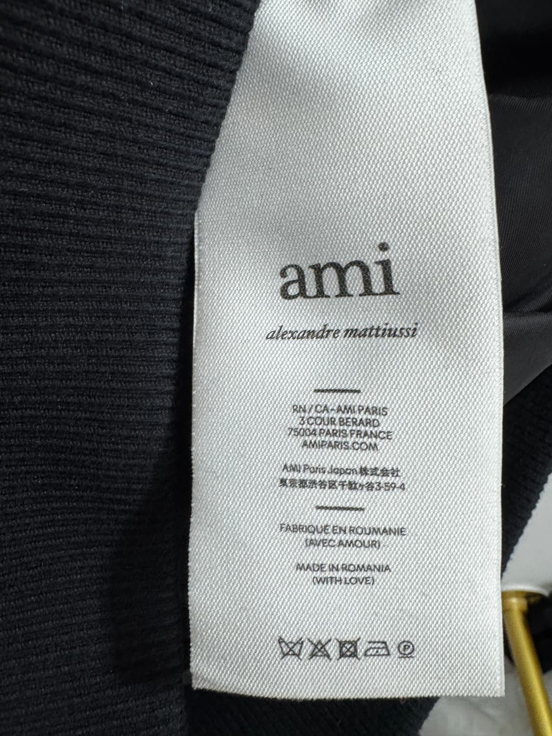 아미 스몰 하트 봄버 자켓 M 상품이미지3