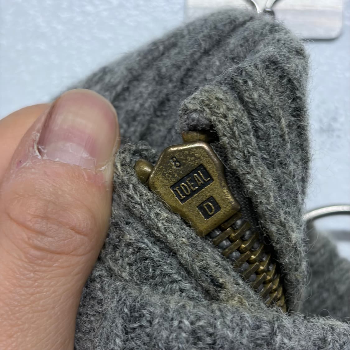 폴로 진스 울 니트 집업 상품이미지3