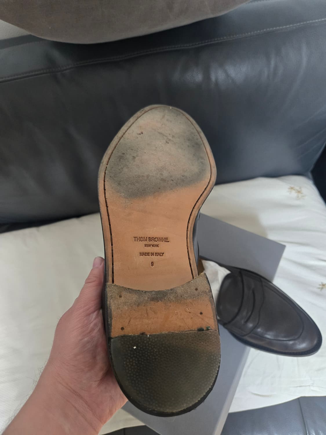 US9, 270~275 톰브라운 페니로퍼 구두 다크브라운 상품이미지9