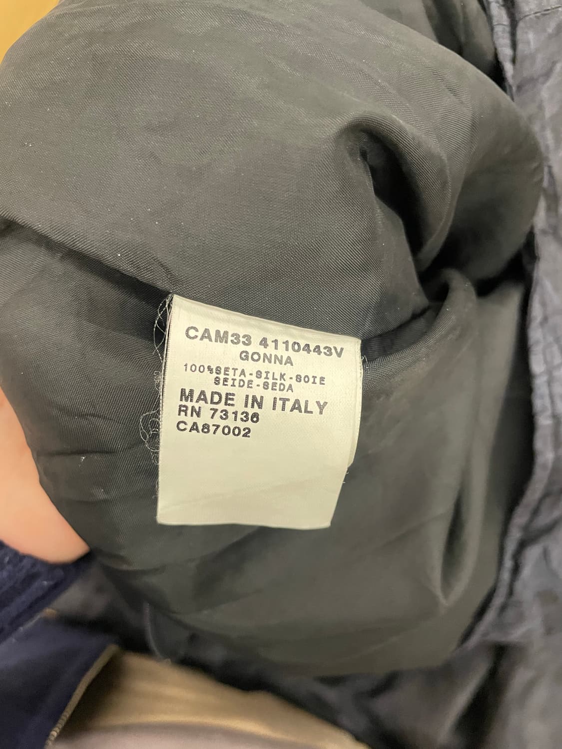 MaxMara Pianoforte 탑&스커트 셋업 블랙 상품이미지8