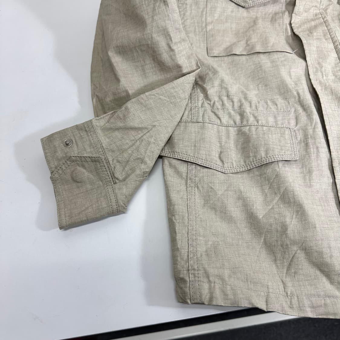 M 100 DKNY 연베이지 린넨자켓 상품이미지3