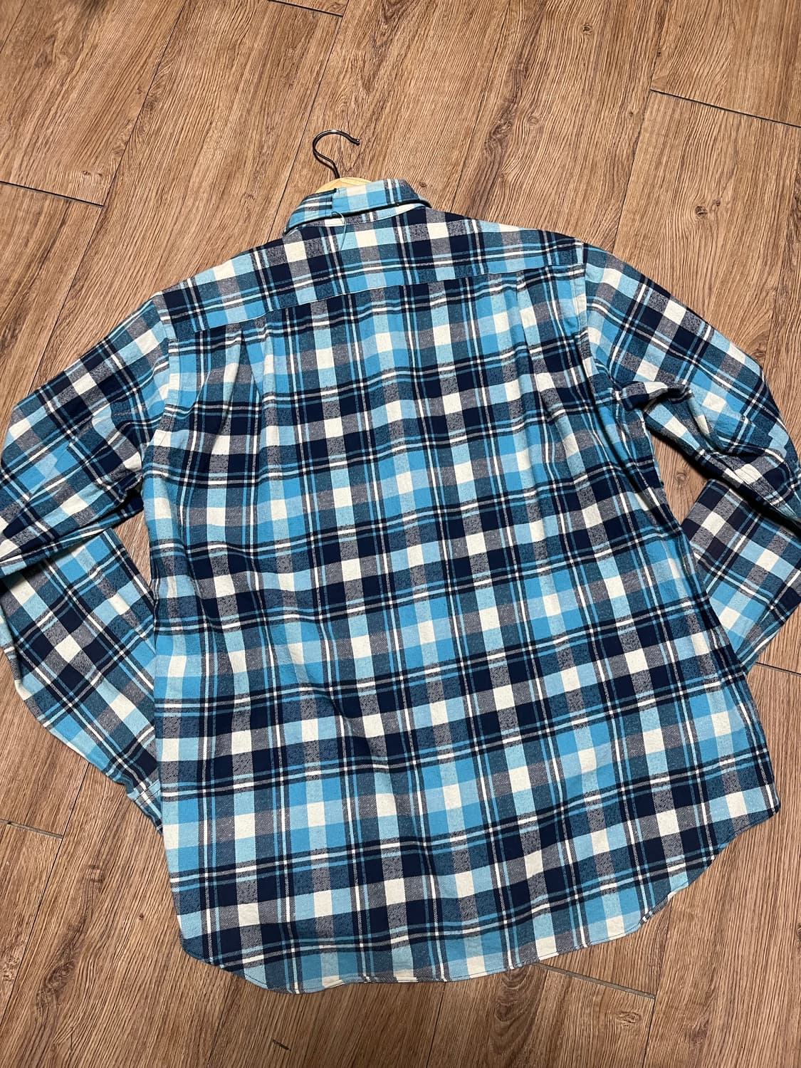 준야와타나베 패치 체크 셔츠 상품이미지3