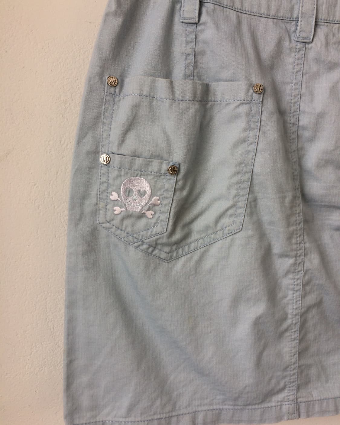 Skull pattern mini skirt 상품이미지4