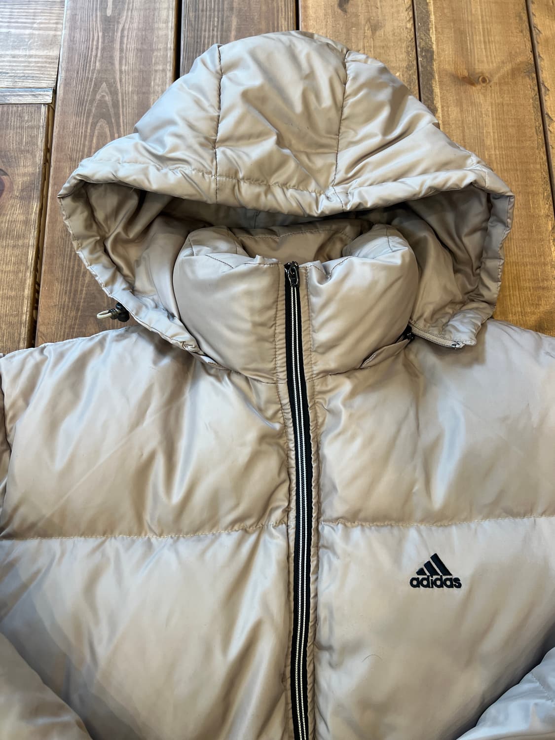 아디다스 베이지 퀄팅 패딩 상품이미지8