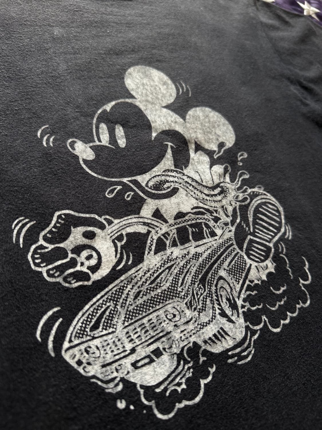 SunFaded Black Mickymouse T-shirt 상품이미지4