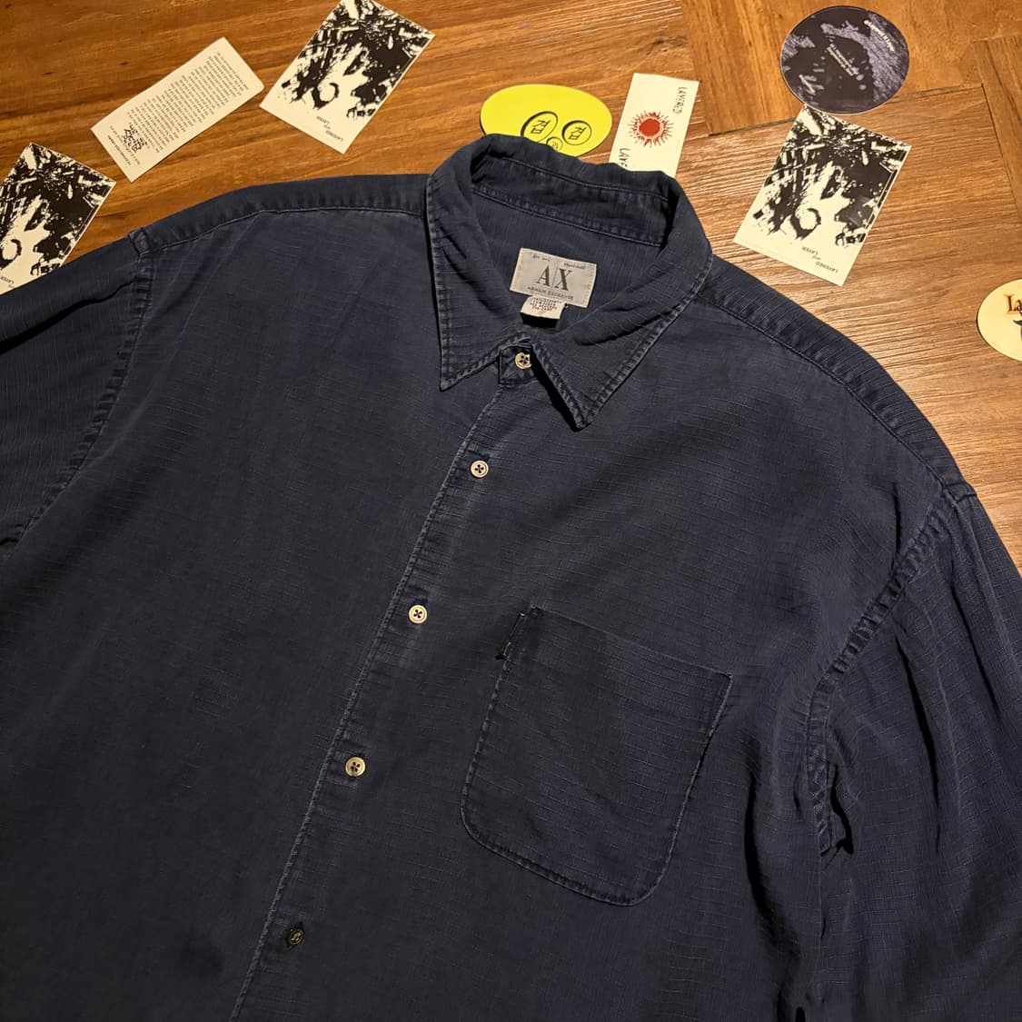 ARAMANI EXCHANGE RIPSTOP LYOCELL SHIRT 상품이미지4