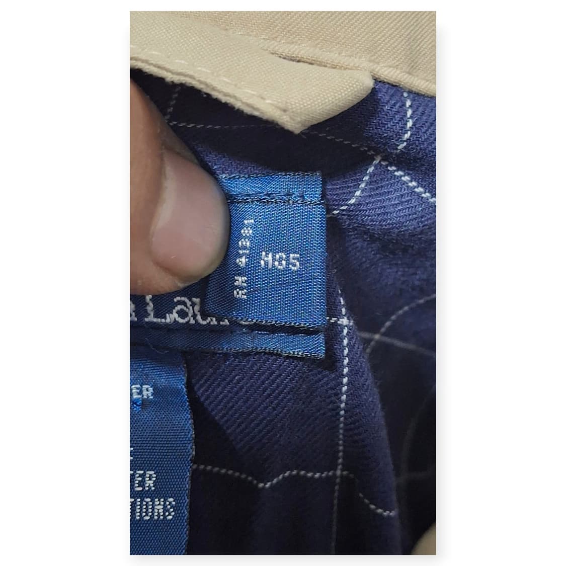 M)폴로 랄프로렌 베이지 스윙탑 자켓 블루종 해링턴 자켓 상품이미지4