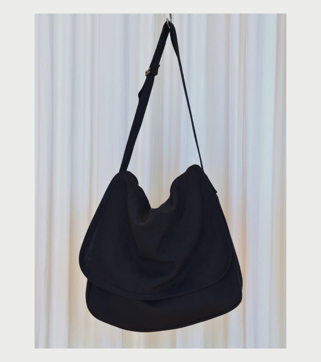 24fw 코모리 헴프 덕 숄더백 black 상품이미지1