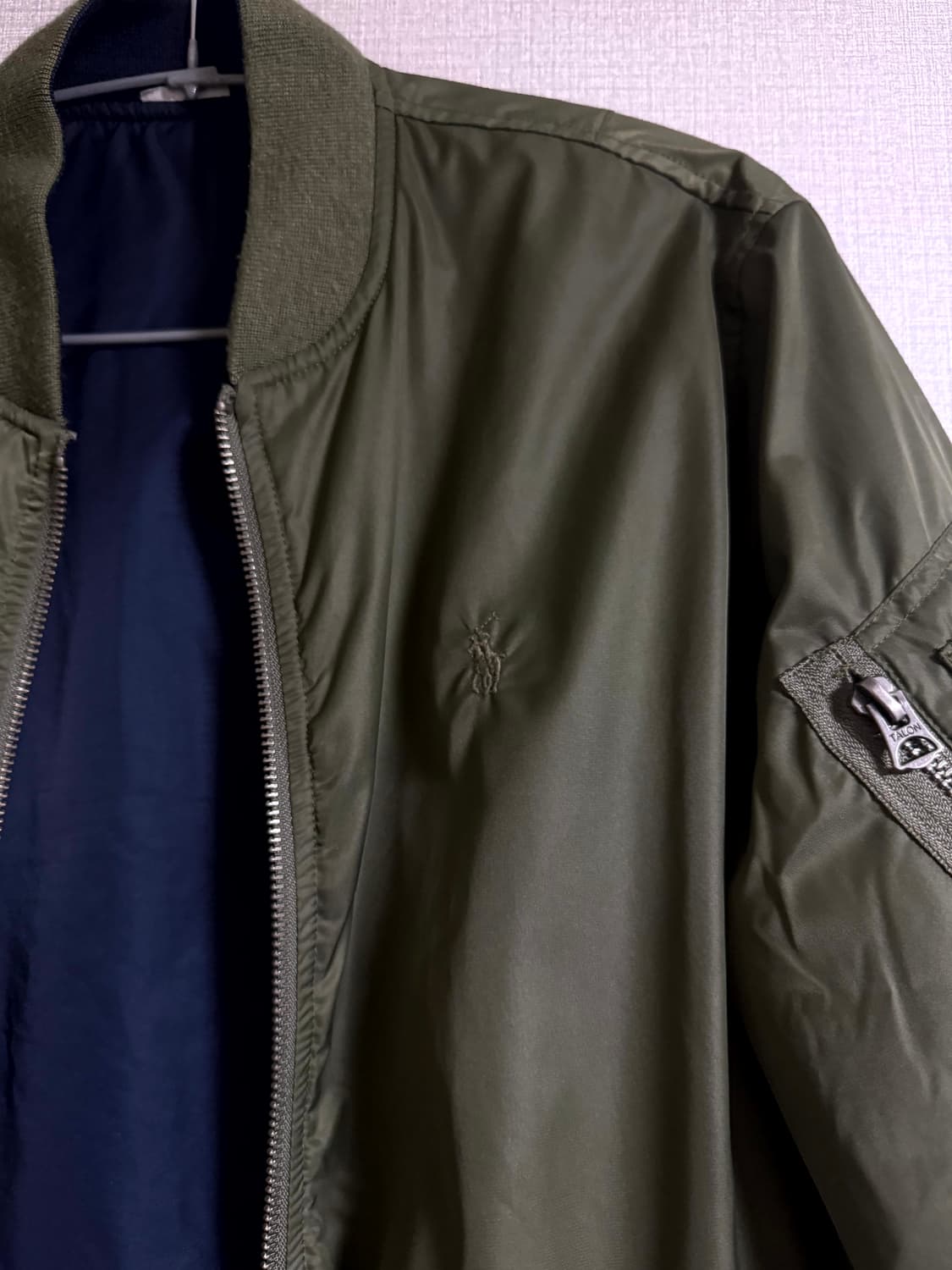 대장급 폴로 랄프로렌 리버서블 MA-1 양면 자켓 (실착m 정도)남여공용 상품이미지3