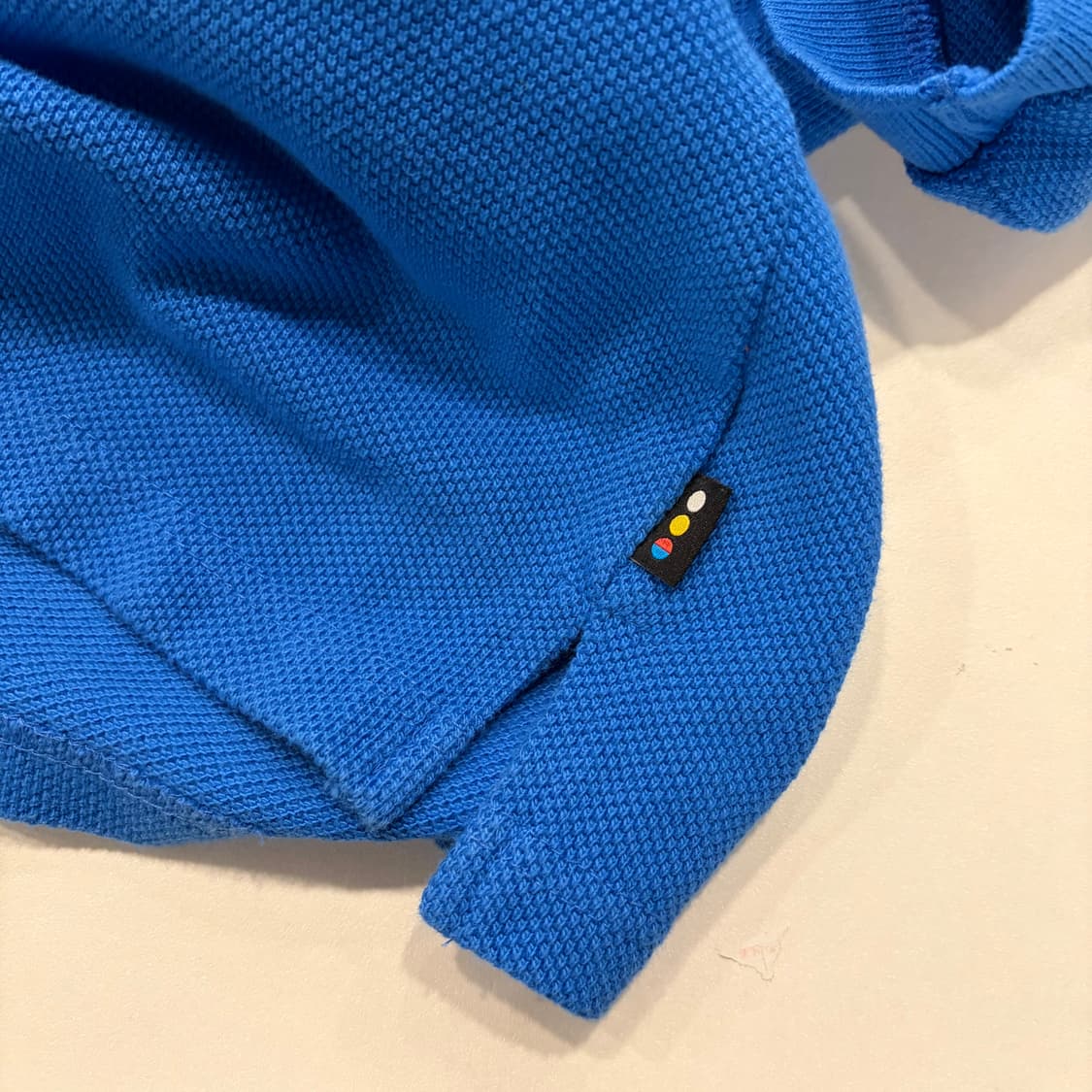 [XL] 아이앱 스튜디오 크롭 피케 셔츠 블루 - 23FW D862 상품이미지5