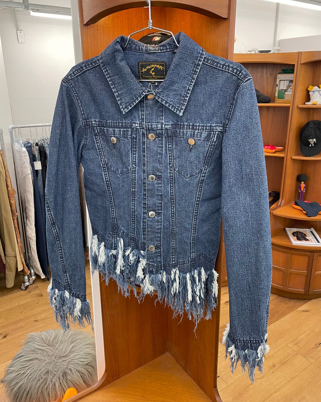 [46] 비비안웨스트우드 데님 프린지 자켓 상품이미지6