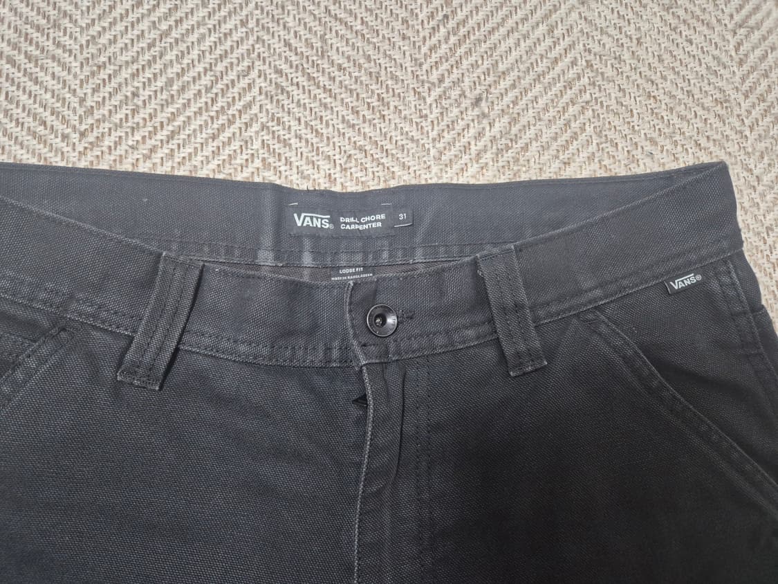 반스 카펜터 팬츠 블랙 31사이즈 상품이미지1