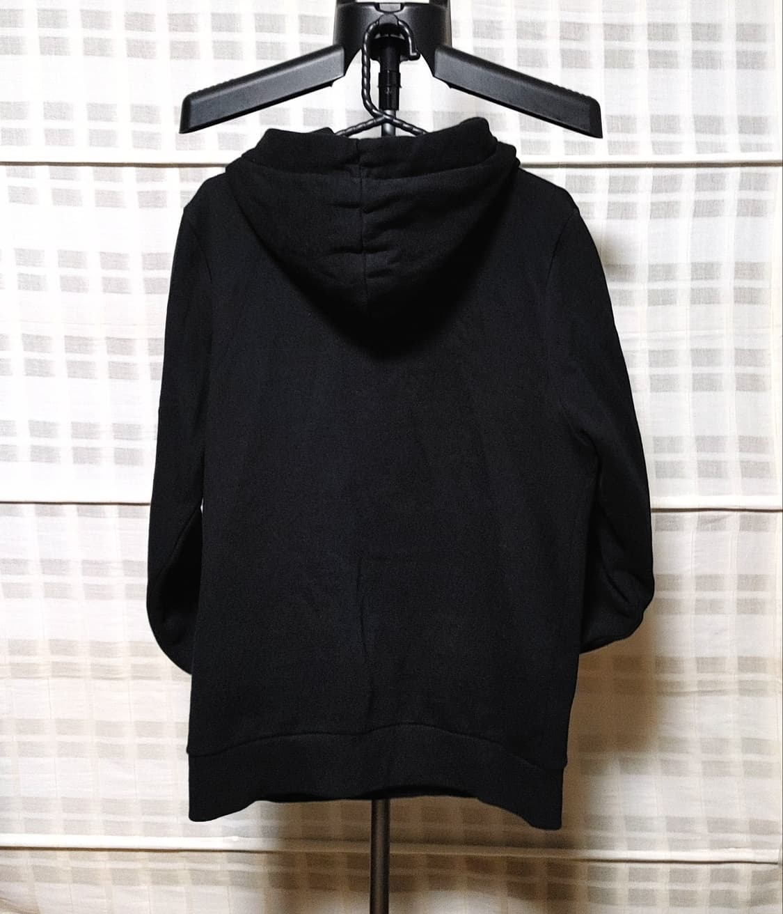 (H&M) 검정 기모 후드 티셔츠 S (95 정도) 상품이미지2