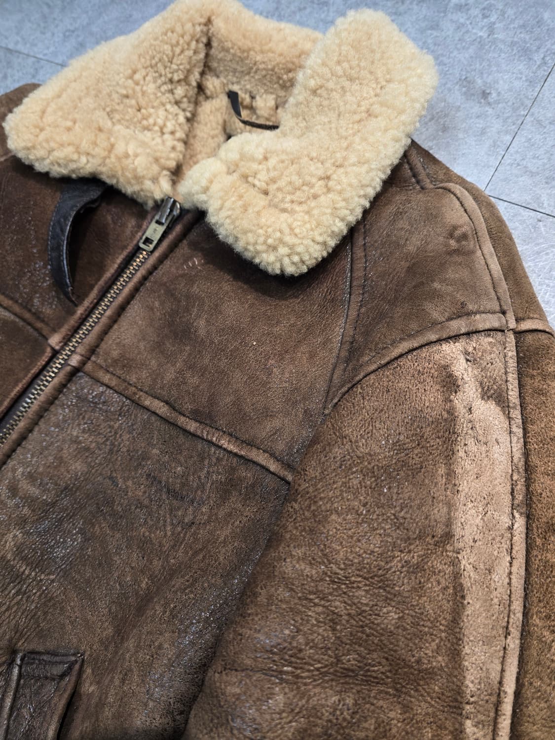 80's schott b-6 무스탕 자켓 상품이미지8