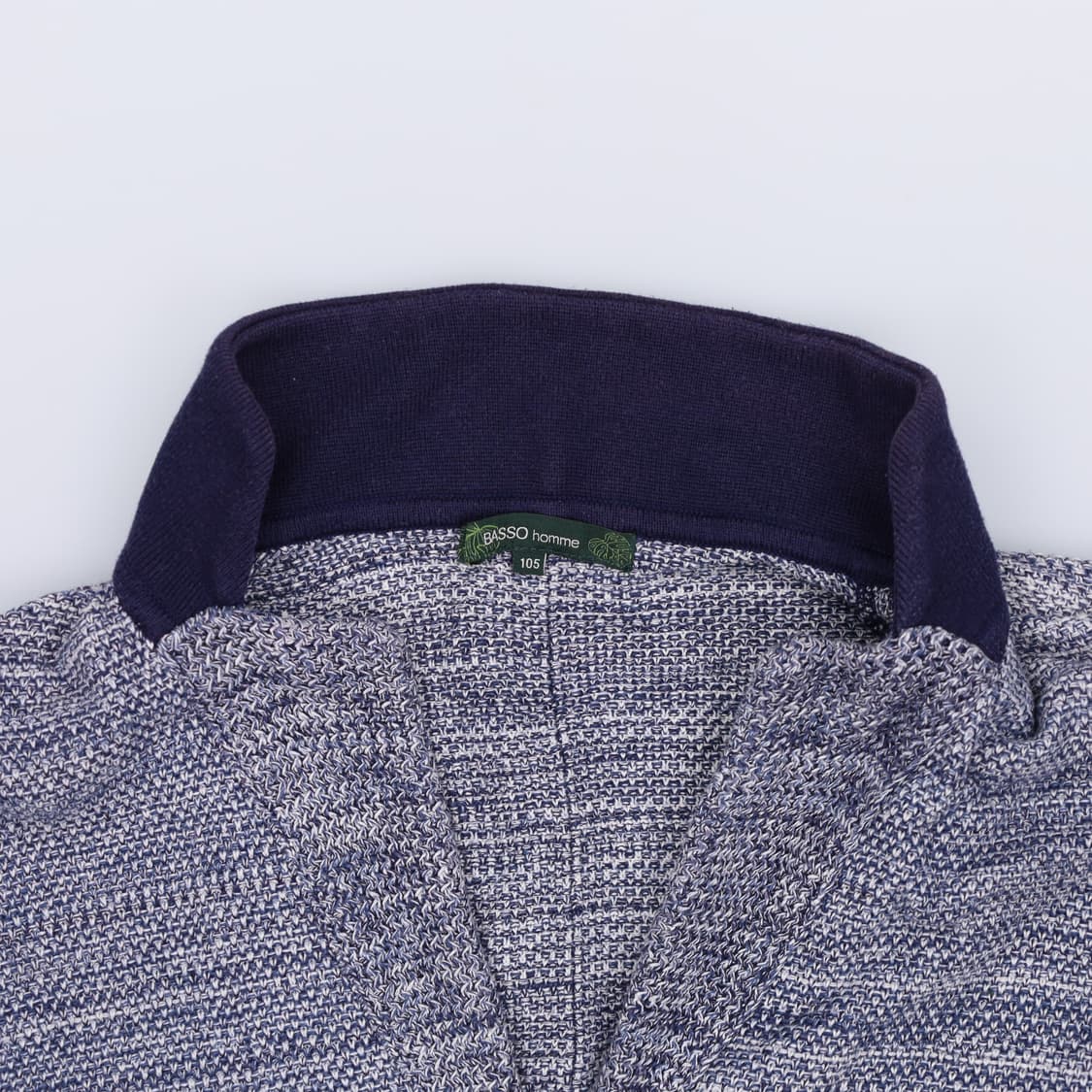 [105] 바쏘옴므 남성 셔츠형 니트 가디건 0108J 상품이미지3