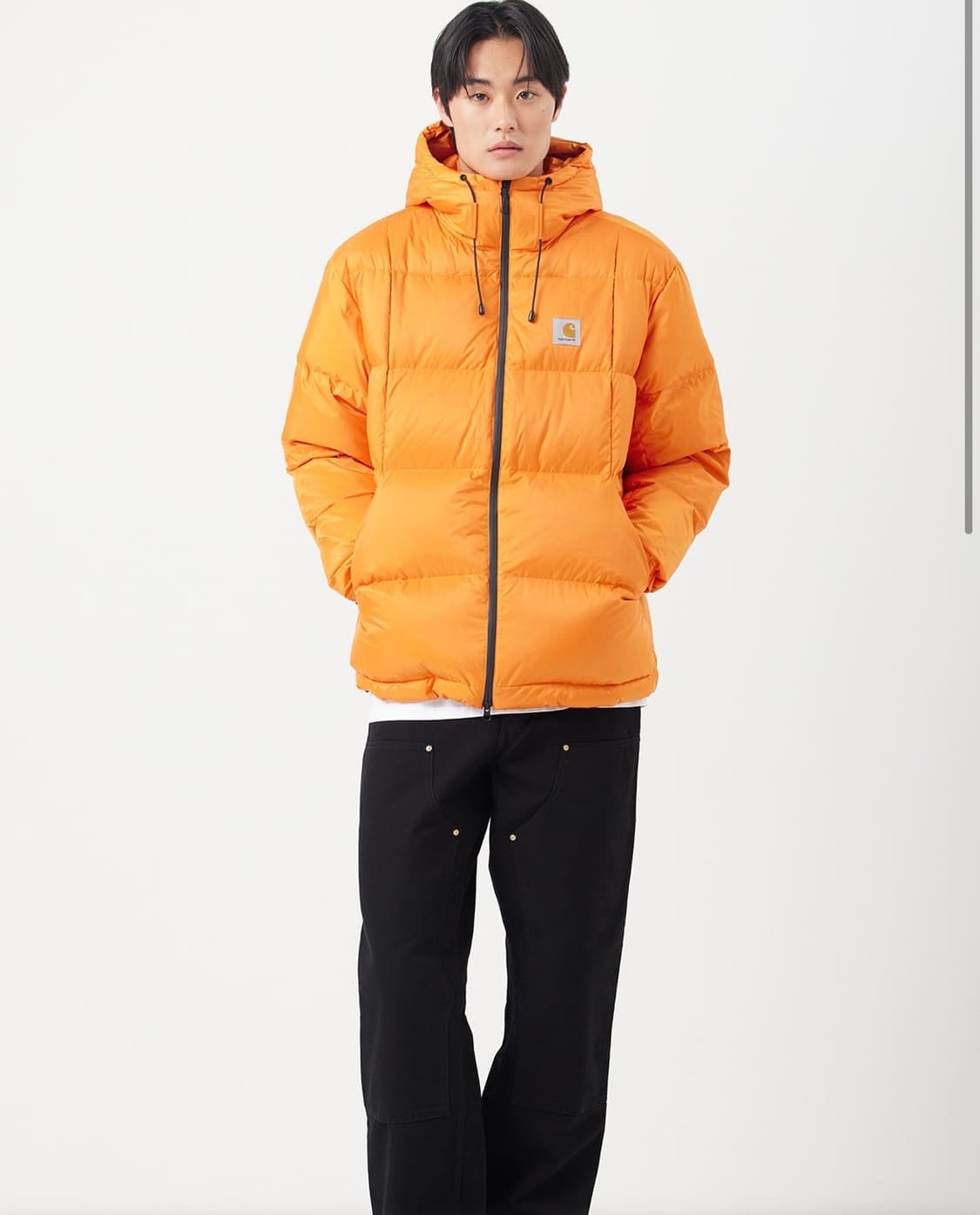 칼하트 WIP 아스펜 패딩 교신 러셋 오렌지 알파 그린 상품이미지3