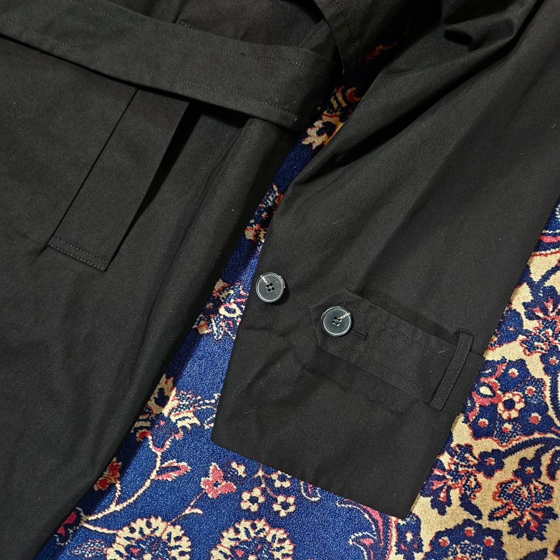 (새상품) 스튜디오톰보이 22fw 코듀로이 카라넥 맥시 벨티드 코트 상품이미지4