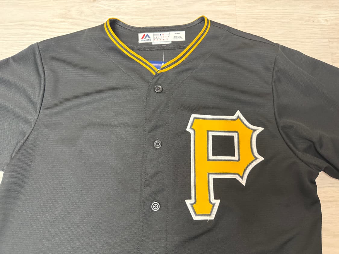 [M] 마제스틱 MLB 피츠버그 쿨베이스 강정호 마킹 유니폼 상품이미지5