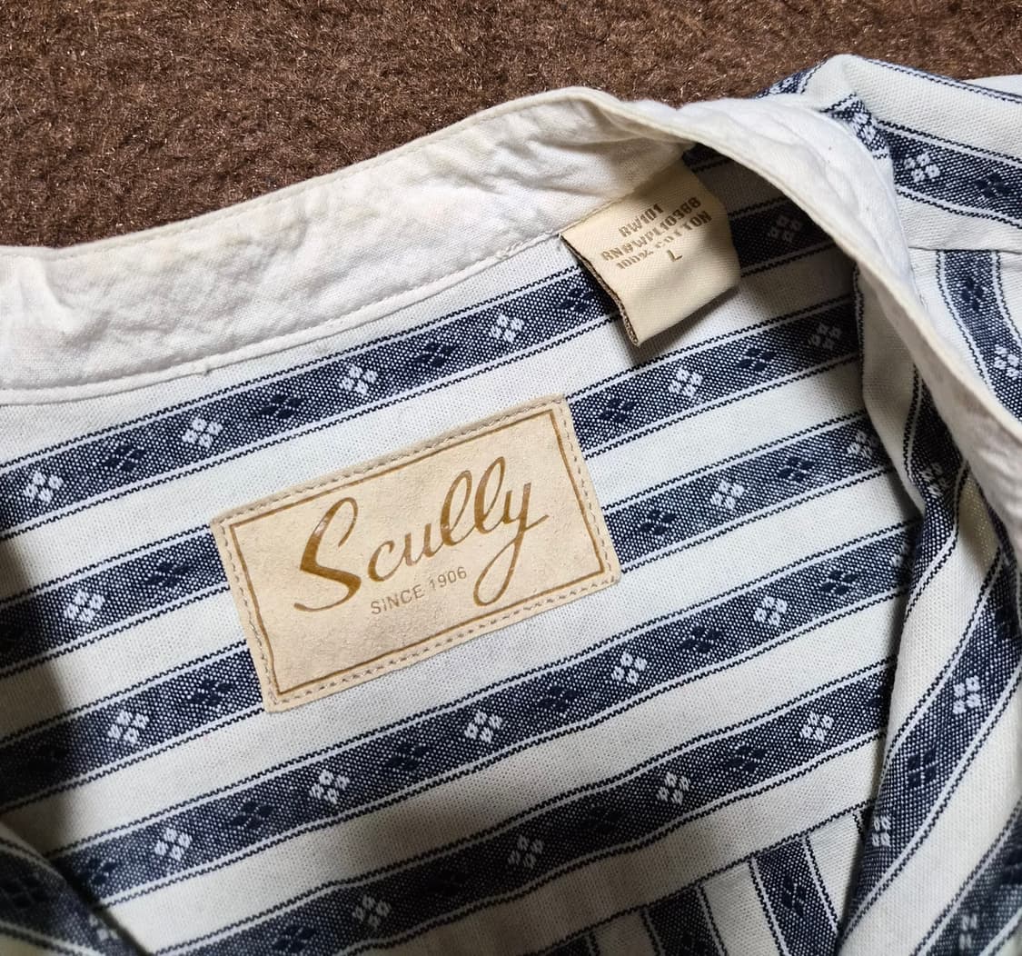미국 SCULLY 웨스턴 스타일 헨리넥 셔츠(L) 상품이미지10