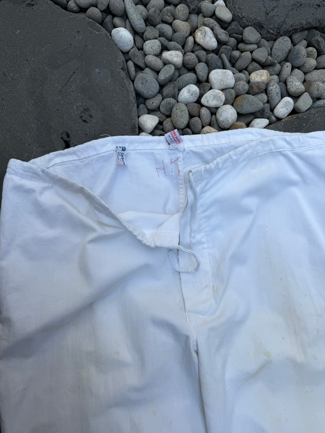 DISTRESSED 1970s AUSTRIAN WHITE 70s 워크팬츠 상품이미지8
