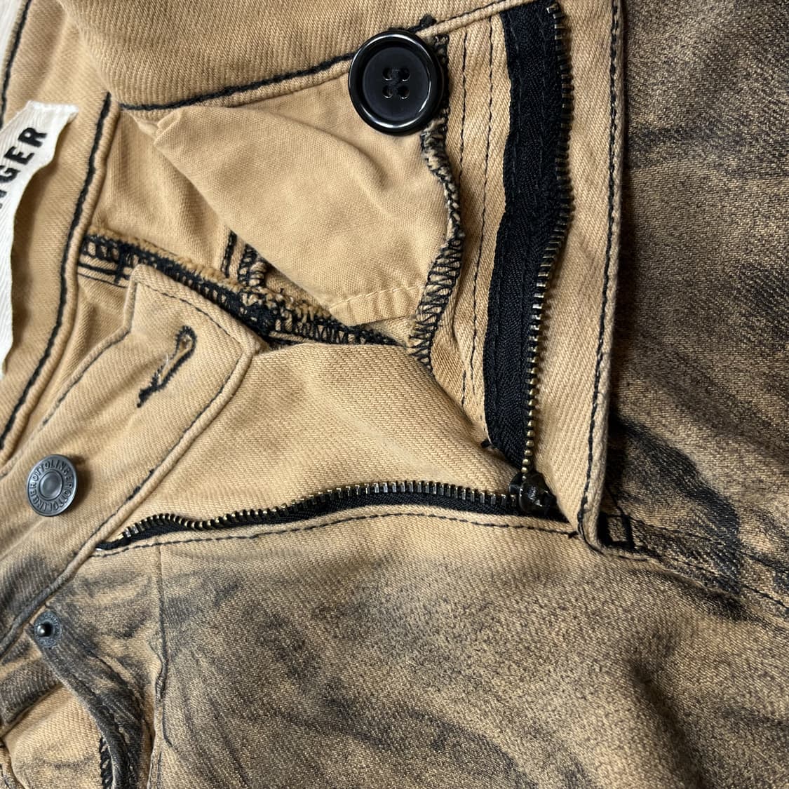 Ottolinger Draped Jeans in Beige 상품이미지9