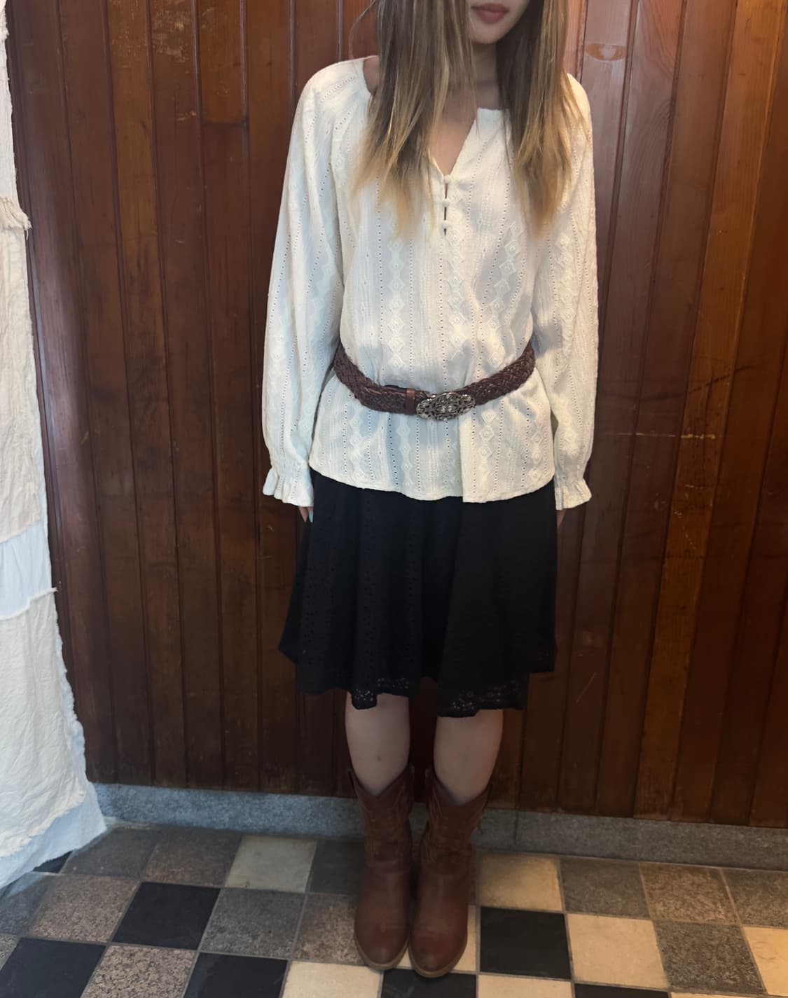 earth music lace skirt 상품이미지2