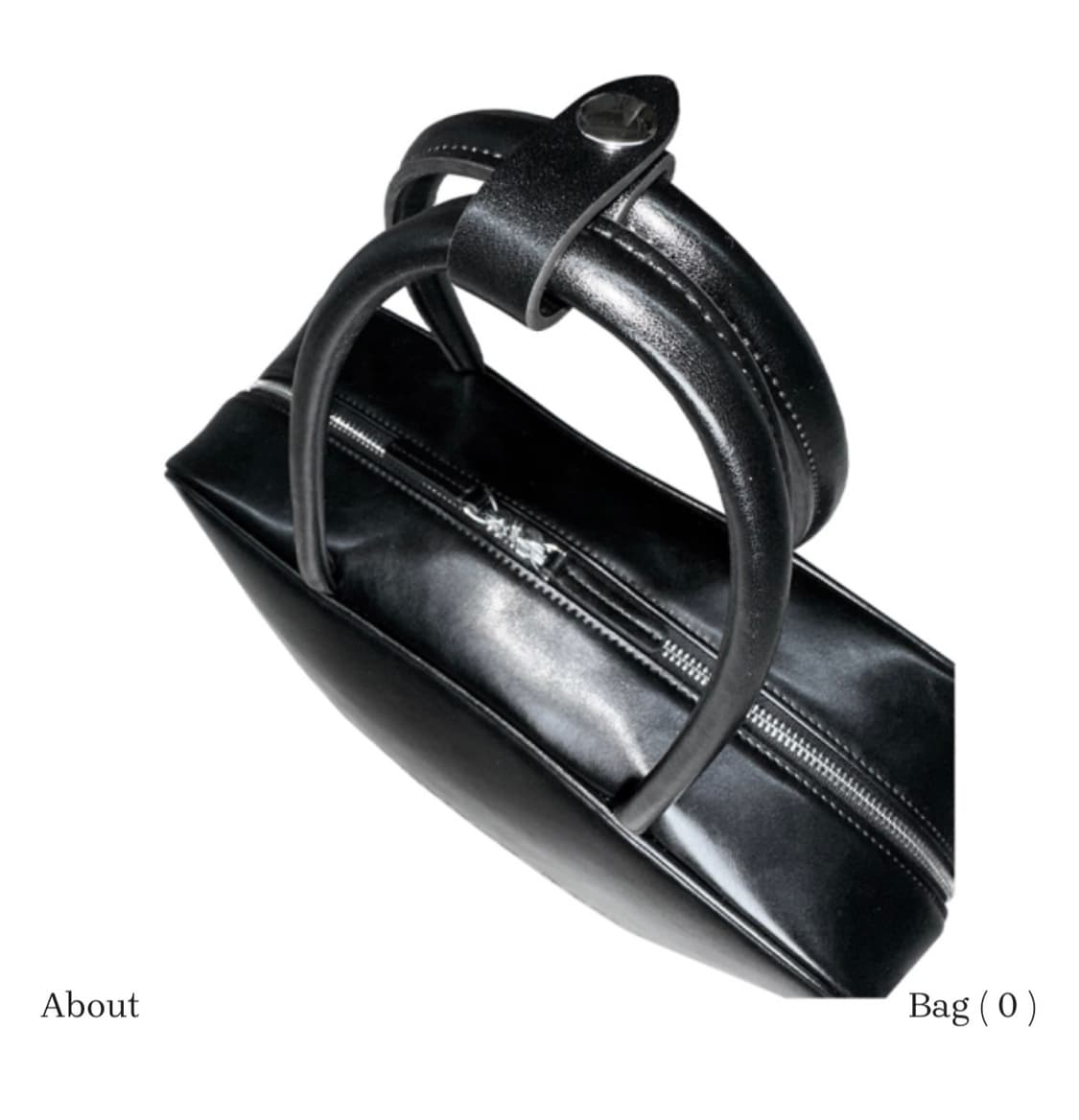 더미스테리어스호텔 카우 레더 스퀘어 백 상품이미지10