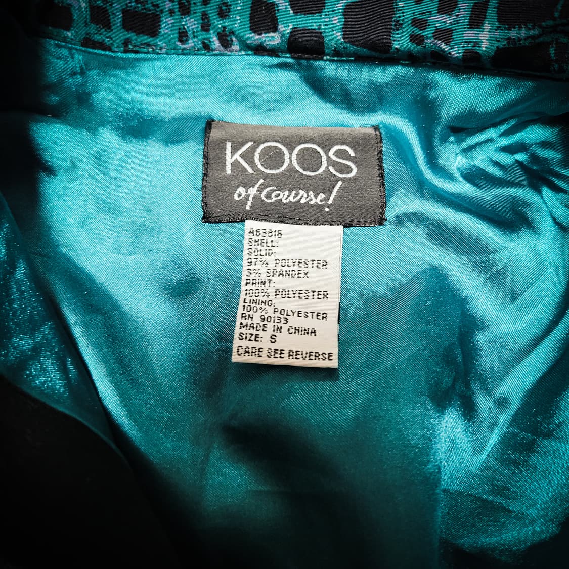 '00s KOOS of Course! Mixed Print Jacket 상품이미지5