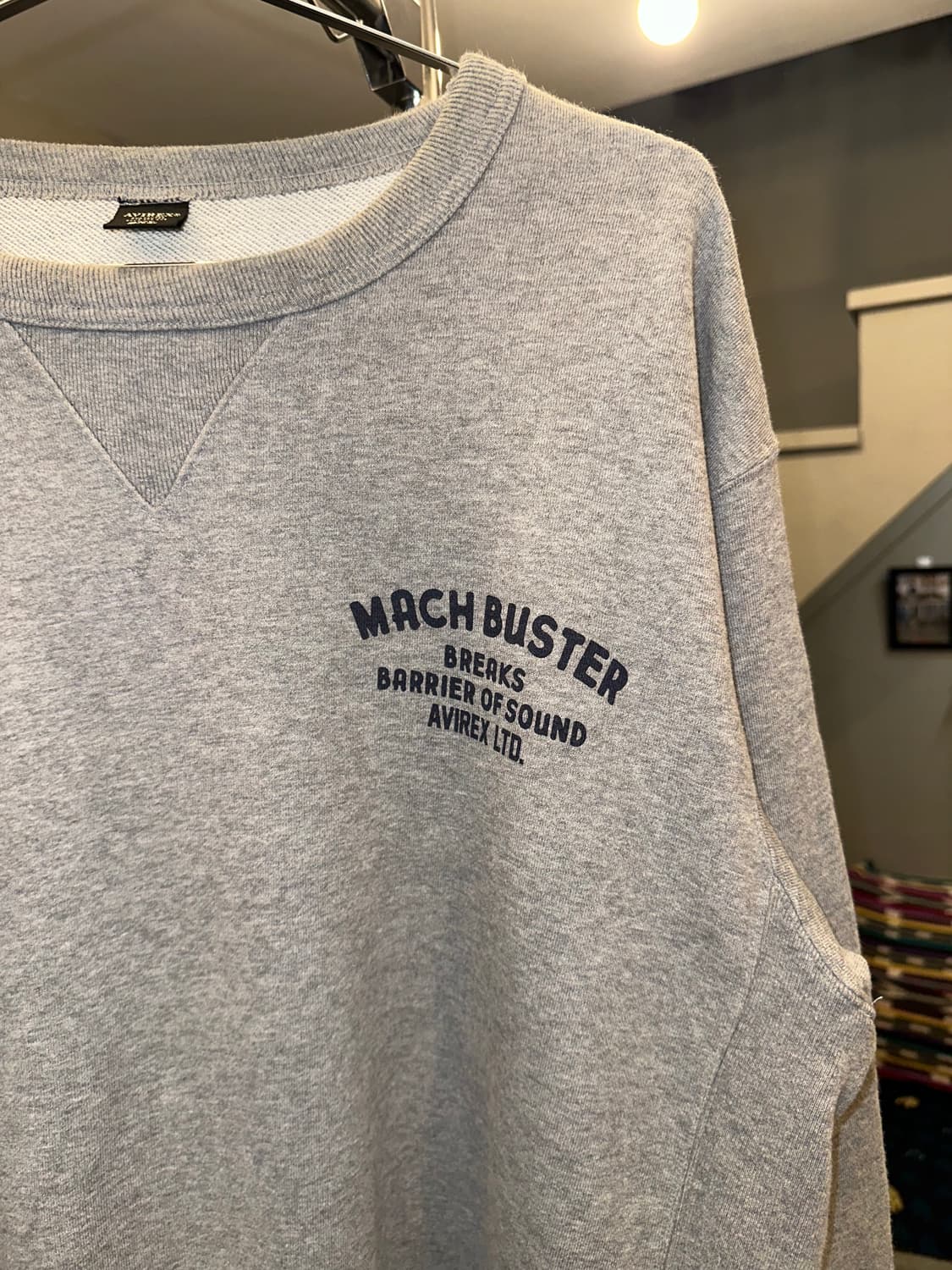 Avirex Mach Buster Glamorous logo sweats 상품이미지4