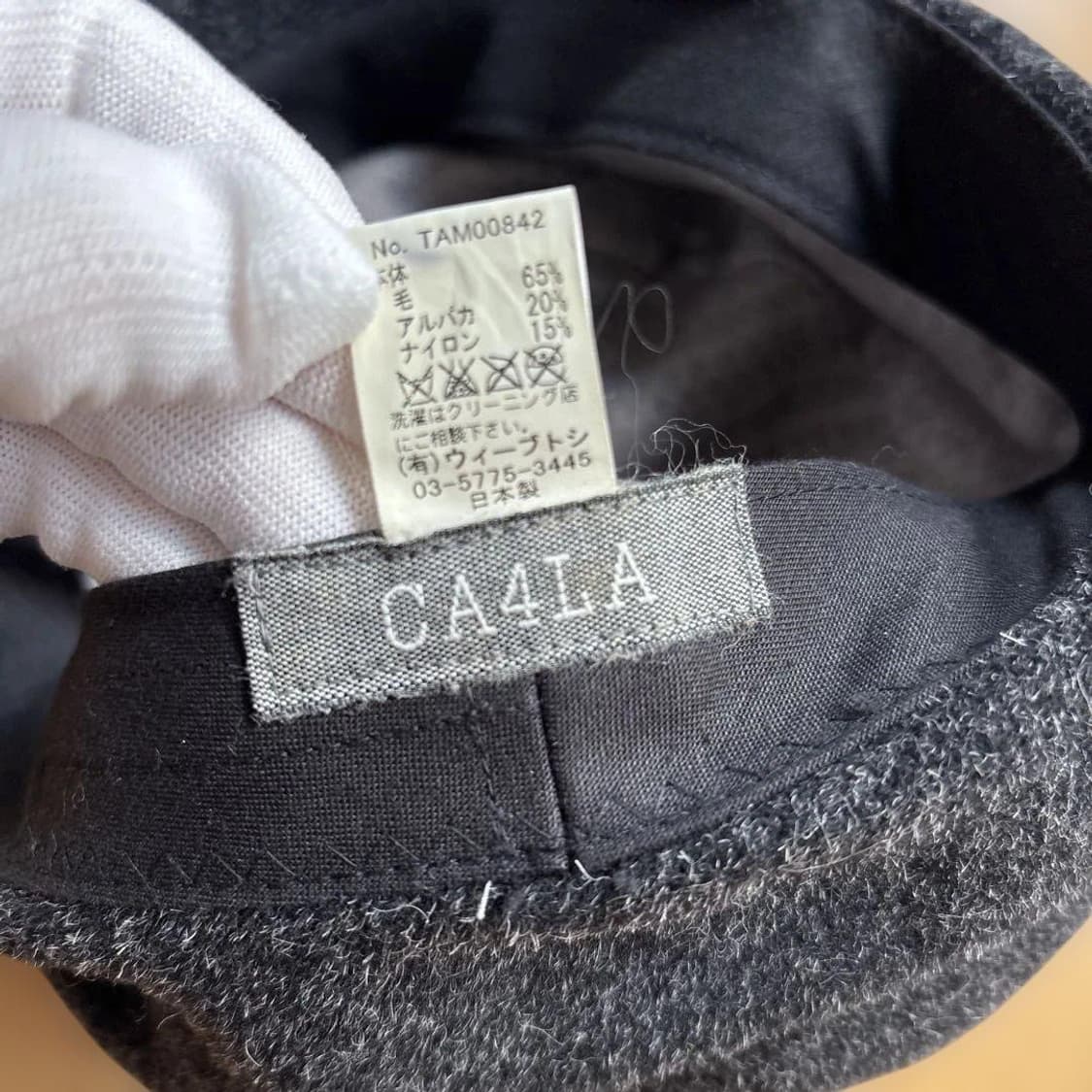 Ca4la clip drape cap 상품이미지5
