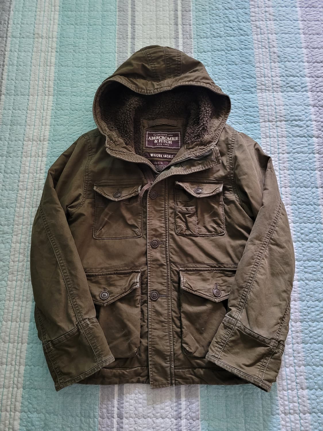 아베크롬비 Abercrombie 윌콕스 울프죠 대장급 헤비야상자켓 110 상품이미지1