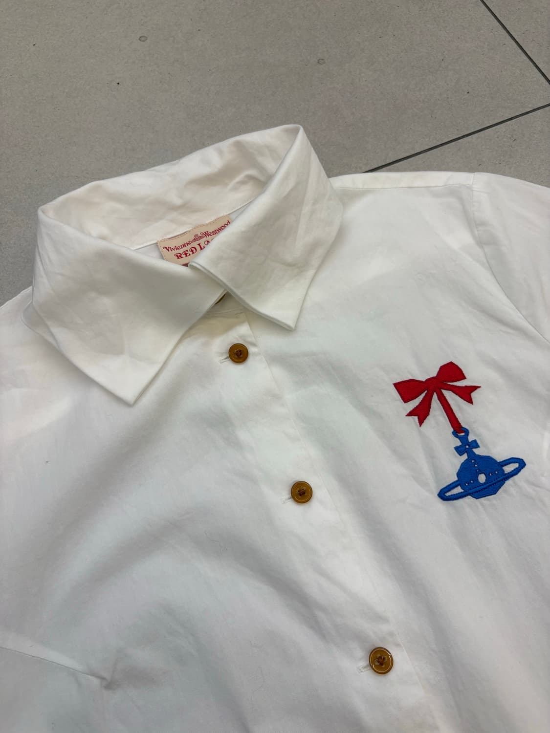 비비안웨스트우드 레드라벨 반팔 셔츠 상품이미지6