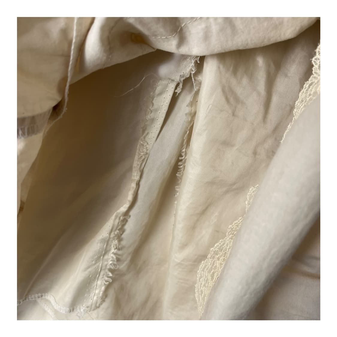 [JPN] 빈티지 모리걸 크로쉐 레이어드 미디스커트 상품이미지4