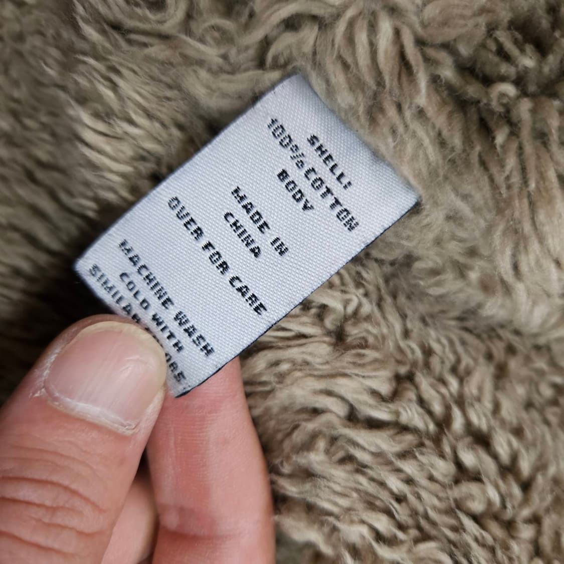 HALEMAND 양털 흑청 데님 자켓
L size 상품이미지6