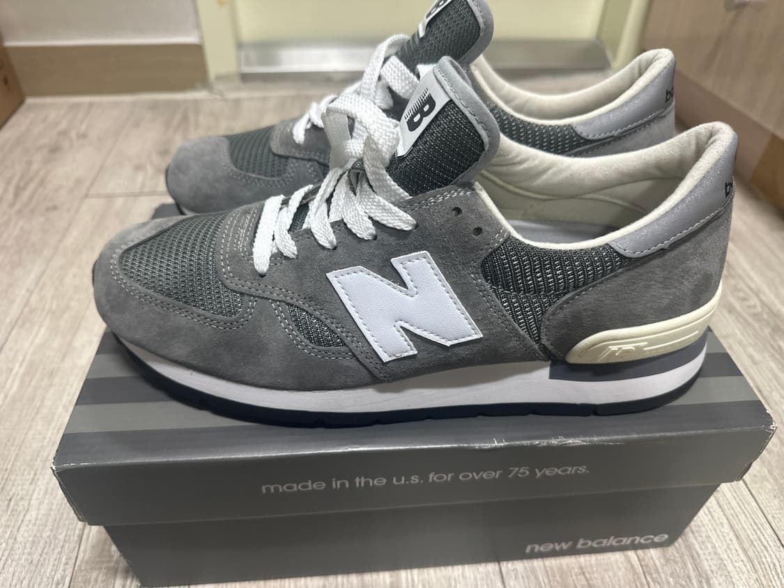뉴발란스990 메이드인usa그레이 280 상품이미지2
