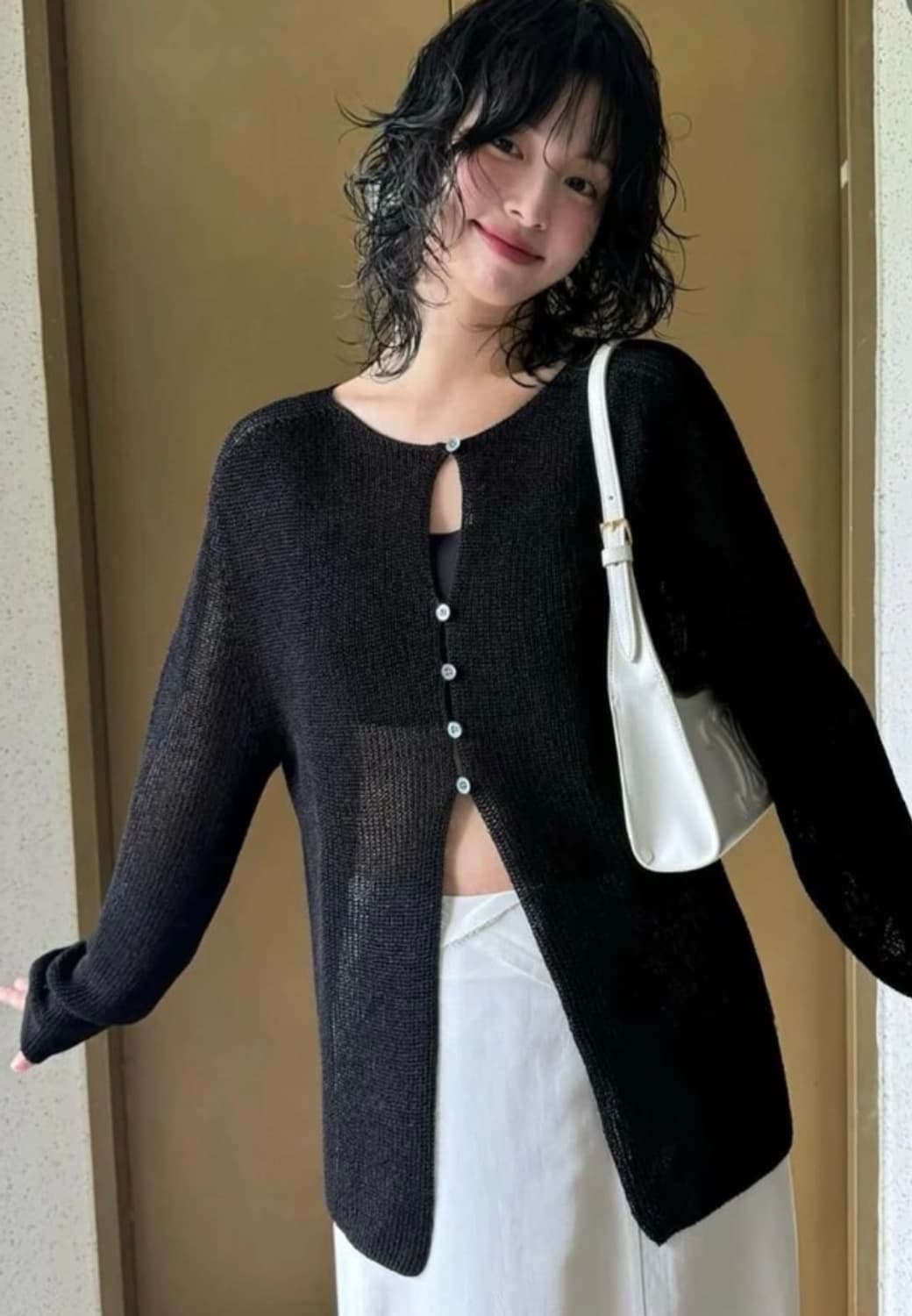 오브네어 serre button cardigan (새상품) 상품이미지1