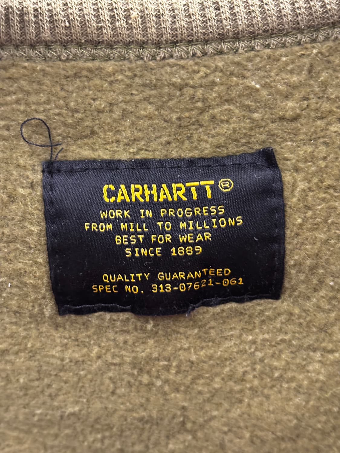 칼하트 포켓 스웨트셔츠 카키색 L 상품이미지4