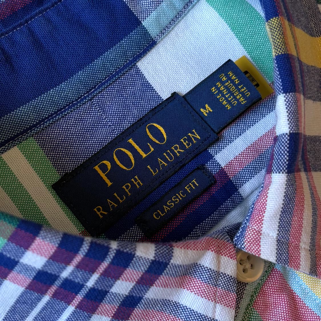 [M/100] 신형 폴로 랄프로렌 Oxford 체크 클래식 핏 셔츠 상품이미지3
