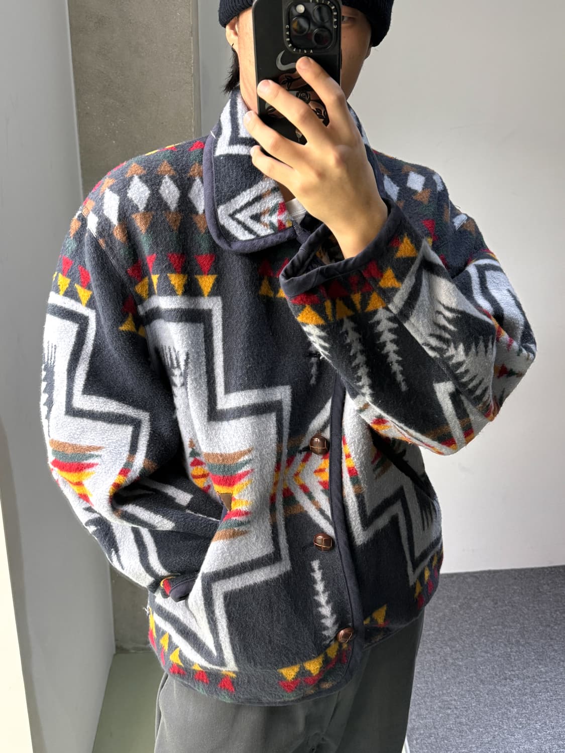 Artisanat 나바호 울 후드 자켓 상품이미지2