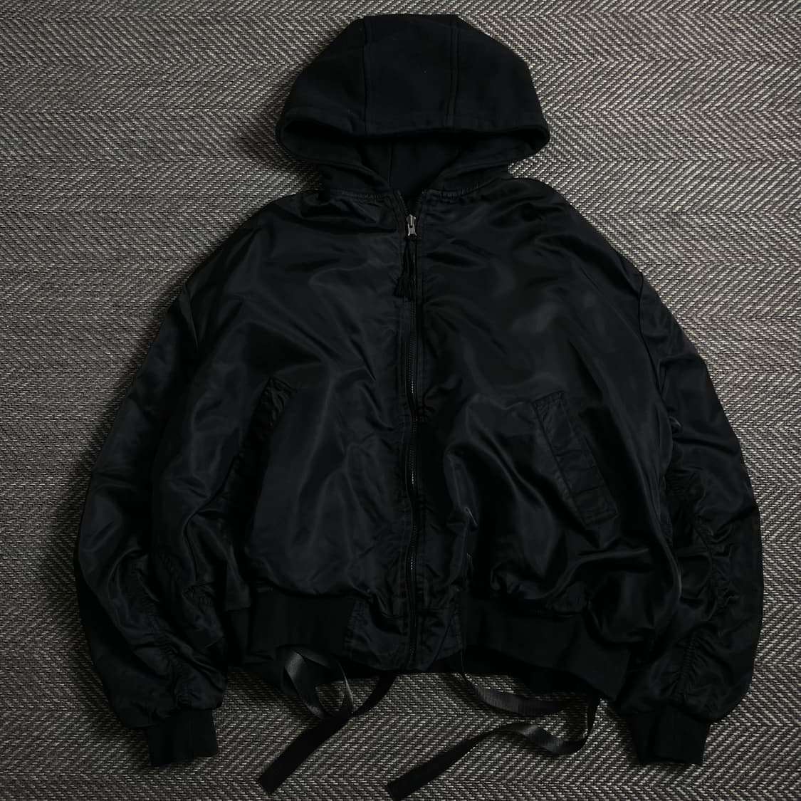 Glamour 리버시블 박시핏 항공 점퍼y 4349 상품이미지2