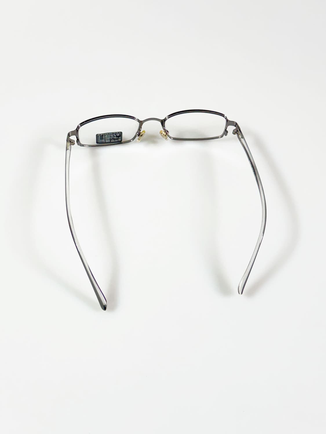 EPILOGUE 다크실버 슬림 스퀘어 메탈 빈티지 안경 상품이미지5