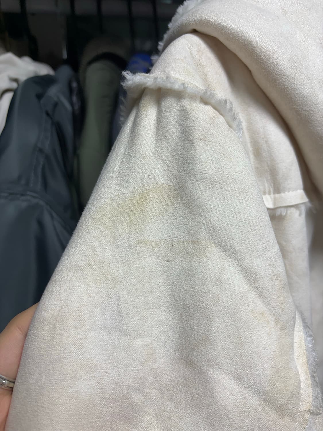 In the attic 후드 무스탕 아이보리 상품이미지9