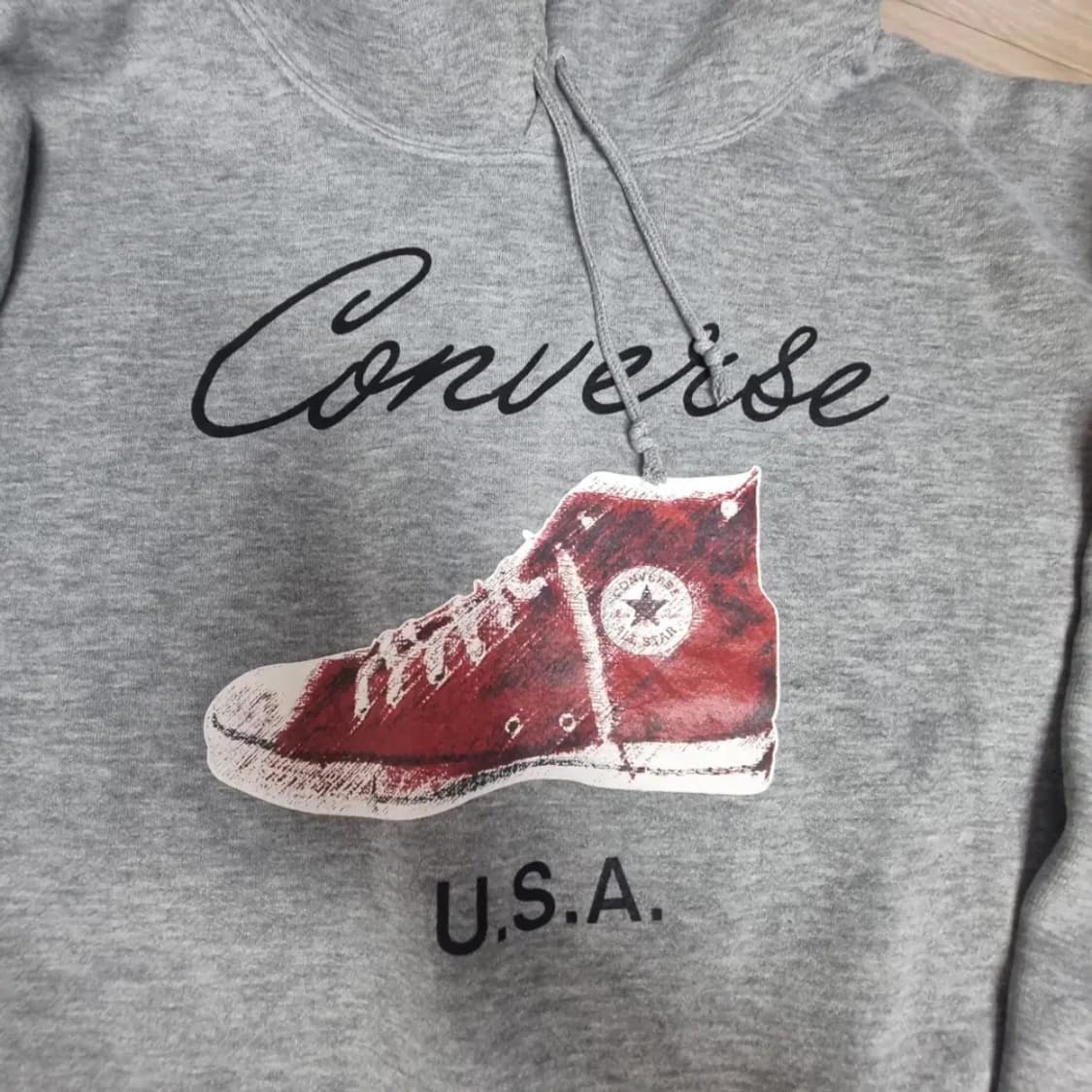 미제 컨버스 usa 특대 사이즈  후드(free) 상품이미지2