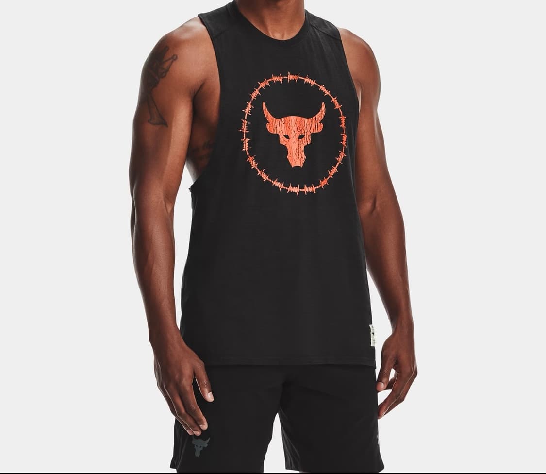 (L) 언더아머 프로젝트 락 런닝 탱크탑 블랙  상품이미지6