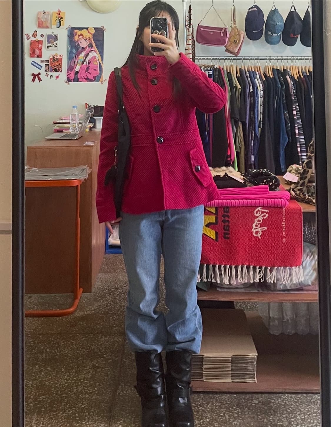 베리핑크 숏 코트 [무배]  상품이미지1