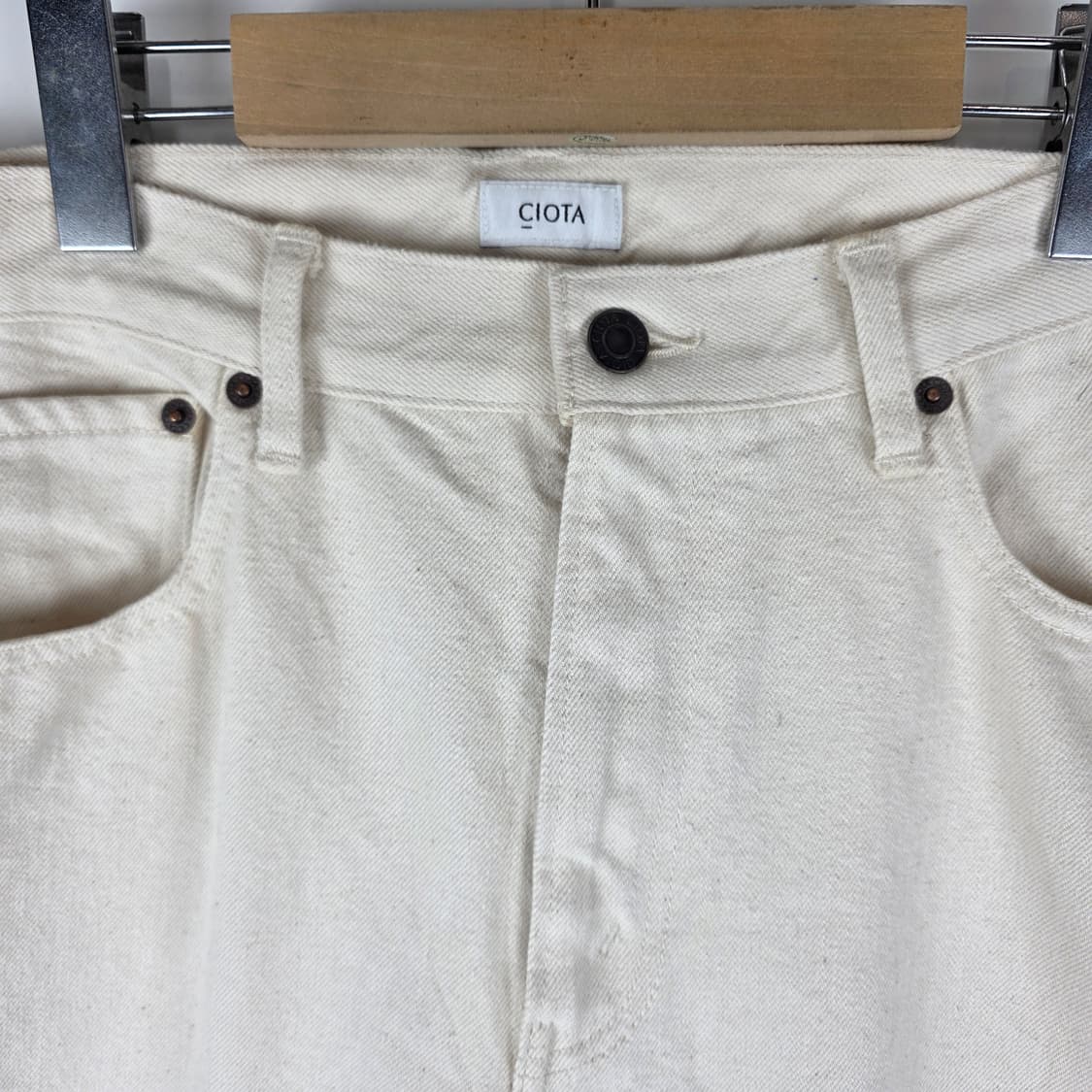 CIOTA  오프화이트 팬츠 상품이미지4