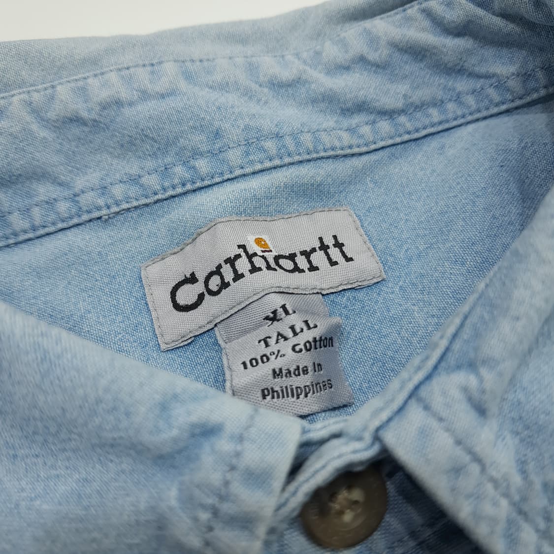CN687 XLT 칼하트 데님 긴팔 워크 셔츠 남방 상품이미지4