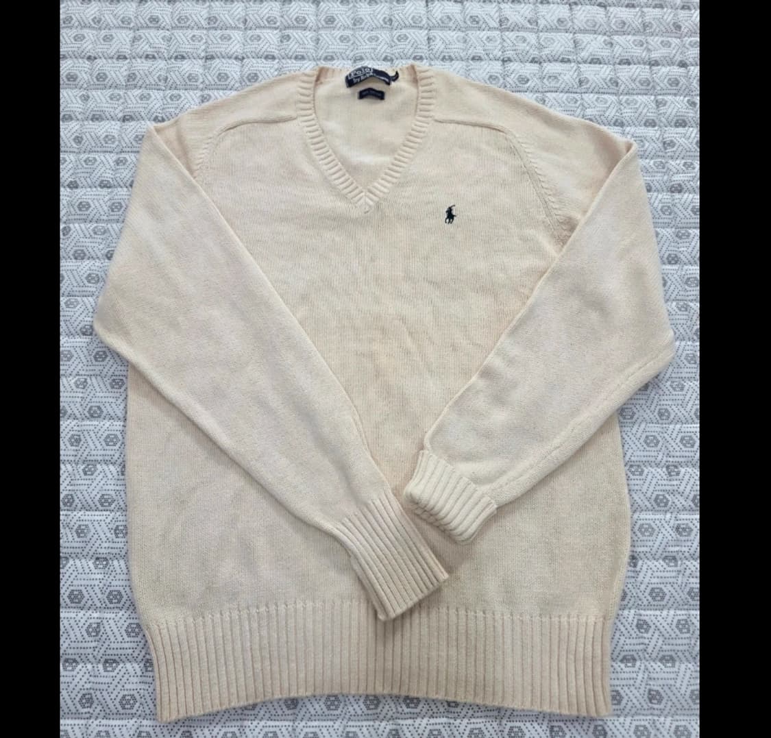 폴로 브이넥 니트 105 상품이미지2