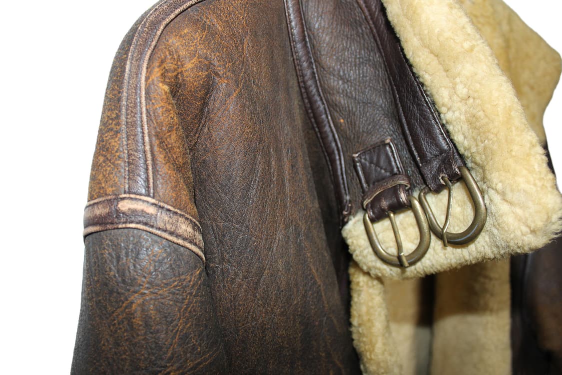 1990s USA Sheepskin B-3 Flight Jacket 상품이미지9