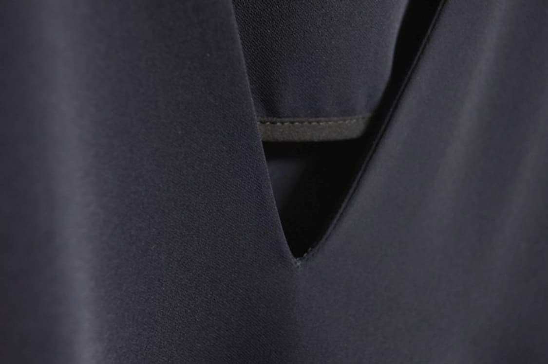 ENFÖLD 딥네이비 레이어드 블라우스 상품이미지3